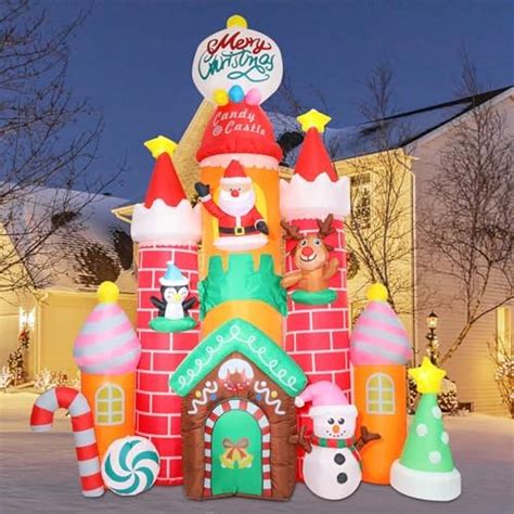 Amazon 10 Ft Tall Christmas Inflatables Outdoor Decoration Huge