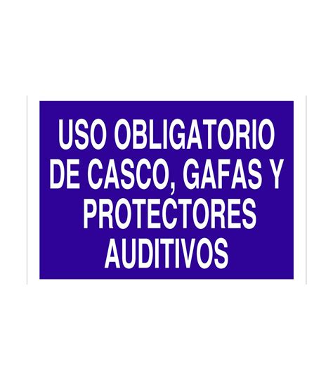 Cartel De Uso Obligatorio De Protector Auditivo Amortiguadores De Ruido