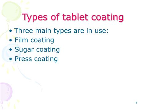 Ppt Coating Of Tablets And Multiparticulates Powerpoint Presentation Id 265935