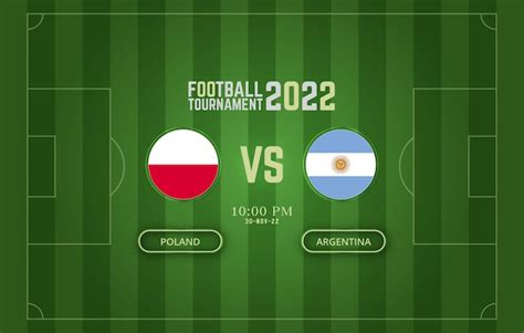 Modelo De Jogo De Futebol Da Copa Do Mundo Da Fifa 2022 Polônia Vs