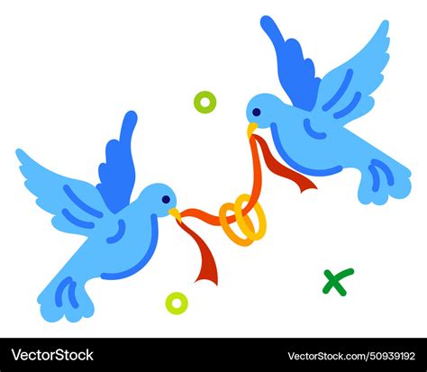 Engagement Ceremony Royalty Free Vector Image Vectorstock
