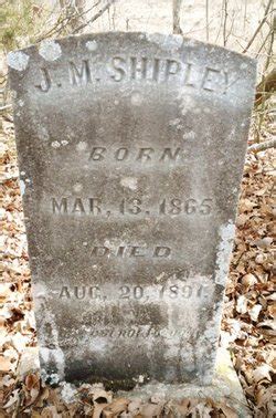 James Murrell Shipley M Morial Find A Grave