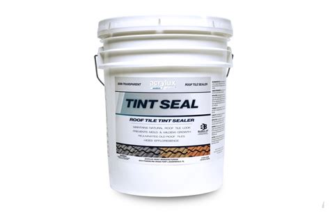 Roof Tile Tint Sealer for Efflorescence, Imperfections, and Color Fading — Acrylux Paint