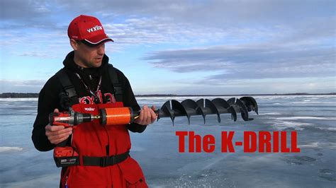 K Drill Auger Systems Ice Fishing Auger System For Your Cordless