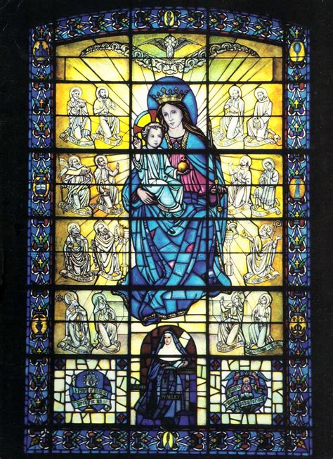 Our Lady Of Mercy Stained Glass Window Sisters Of Mercy Fo Flickr