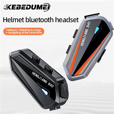 Auriculares Inal Mbricos Para Casco De Motocicleta Cascos Con Bluetooth