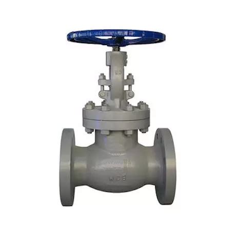 JIS Cast Steel 10K 50A Globe Valve Flanged Ends Stainless Trim And A