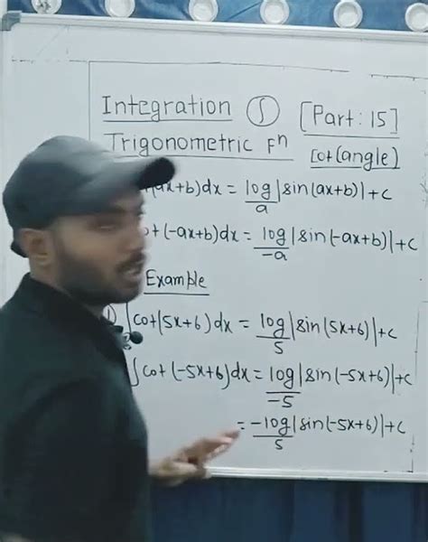 Integration 👉 Part 👉15 T Fn Of Cot Angle Youtube