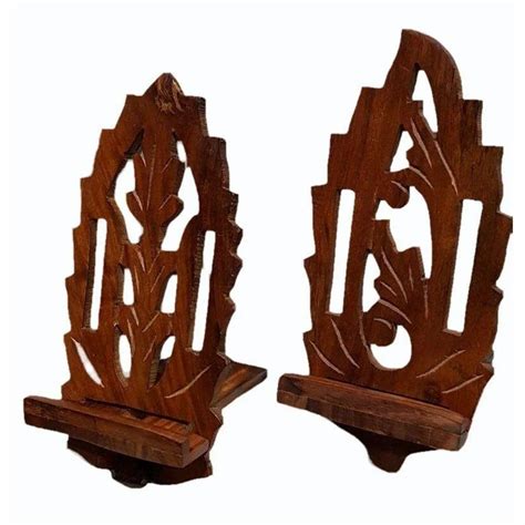 Brown Wooden Mobile Stand At Rs 50piece Wooden Cell Phone Stand In