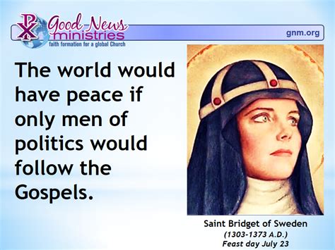 New Saints Catholic Saints Patron Saints St Bridget Of Sweden