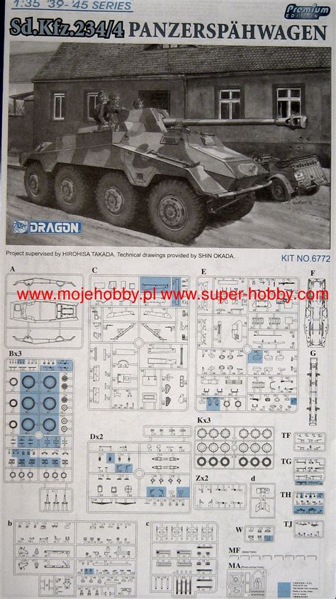 Sd Kfz 234 4 Panzerspähwagen Premium Edition Dragon 6772