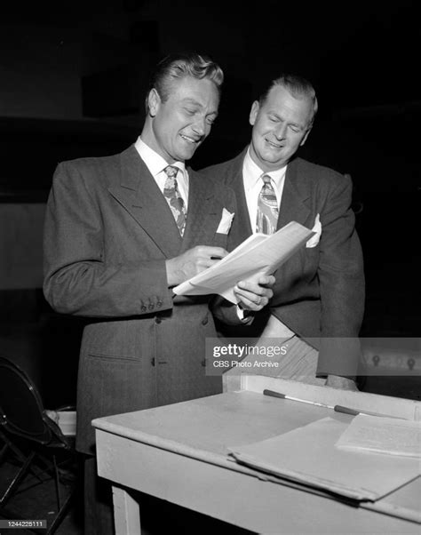 Pictured From Left Is Richard Denning And John Hiestand In The Cbs