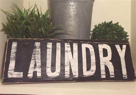 Rustic Laundry Sign Farmhouse Decor Laundry Room Decor