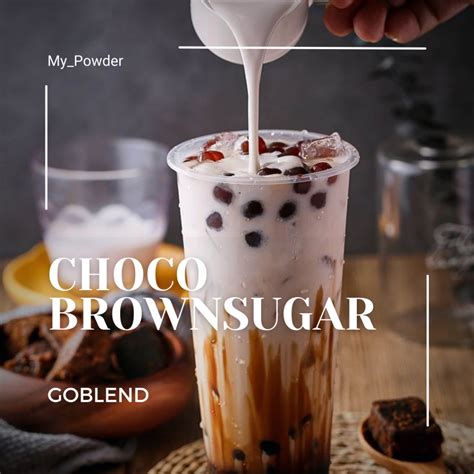 Jual Bubuk Minuman Choco Brown Sugar Kg Bubuk Rasa Choco Brown Sugar