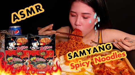 MUKBANG Spicy Noodles Samyang Mì cay Samyang YouTube