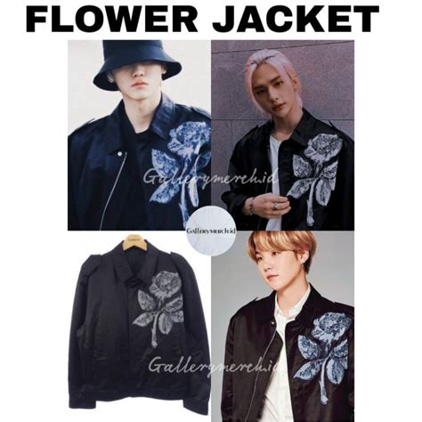 Jual READY STOCK SUGA BTS HYUNJIN SKZ JAEMIN NCT FLOWER JACKET