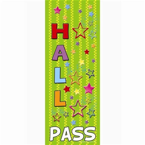 Hall Pass Clip Art