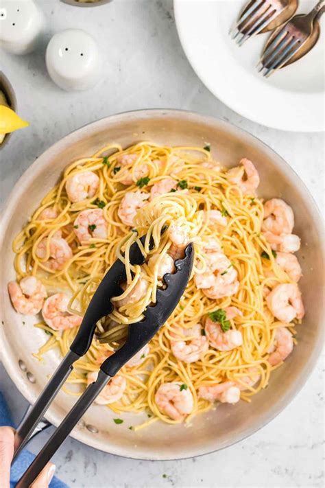 Easy Pasta Recipes With Shrimp Garlic Butter Sauce Ince Quieron