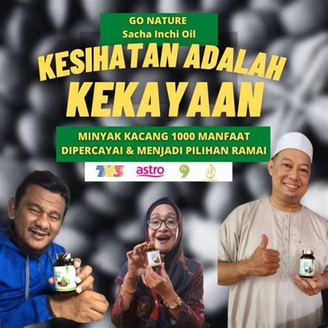 Sacha Inchi Oil Go Nature By Ustaz Hanafiah Malek Lazada