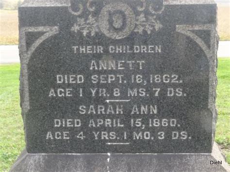 Annett Durst 1861 1862 Homenaje De Find A Grave