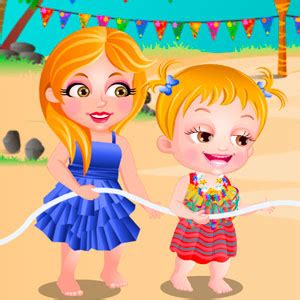 Baby Hazel Beach Party game play free online