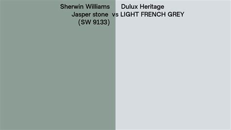 Sherwin Williams Jasper Stone SW 9133 Vs Dulux Heritage LIGHT FRENCH