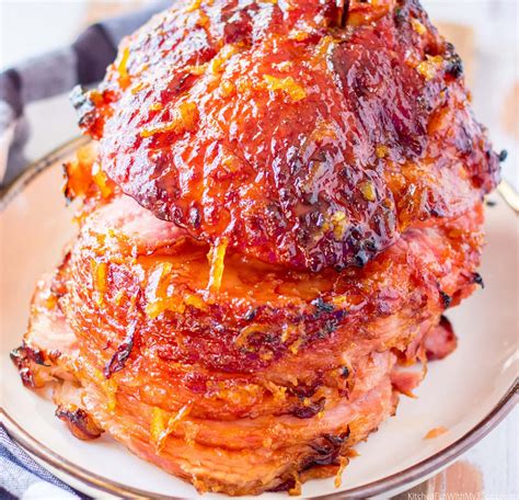 Orange Glazed Ham Recipe Kitchen Fun With My Sons