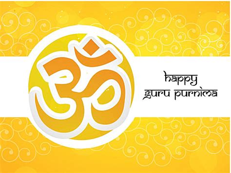 Hindu Festival Guru Purnima Background Card Background Poster Vector