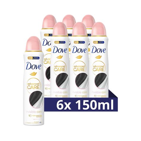 Dove Invisible Care Anti Transpirant Spray 6x 150ml Wehkamp