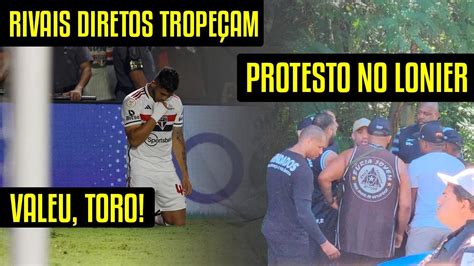 RIVAIS DIRETOS PERDEM E BOTAFOGO SEGUE NA LIDERANÇA TO s PROTESTAM E