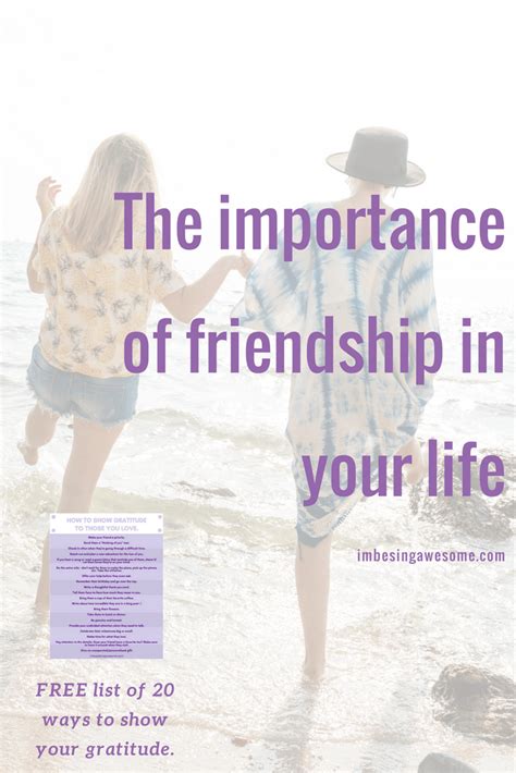 The Importance of Friendship in Your Life - I'm Busy Being Awesome 