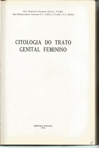 Livro Citologia Do Trato Genital Feminino Grimaldo Carvalho