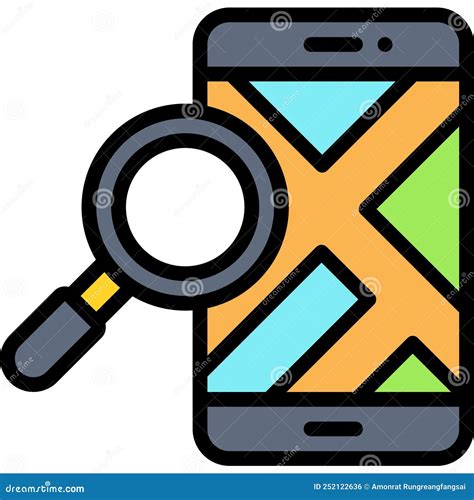 Search Locations On Smartphone Icon Location Map And Navigation Vector