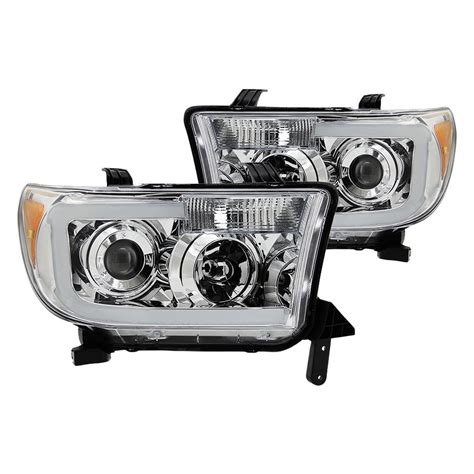 Spyder Toyota Sequoia With Factory Halogen Headlights 2008 Chrome