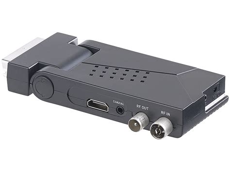 auvisio DVB T T2 Empfänger mit SCART HDMI und USB Mediaplayer HEVC H 265