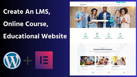 How To Create An Online Course Lms Educational Website With Wordpress