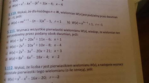 Askly Wyznacz Wszystkie Pierwiastki Wielomianu W X