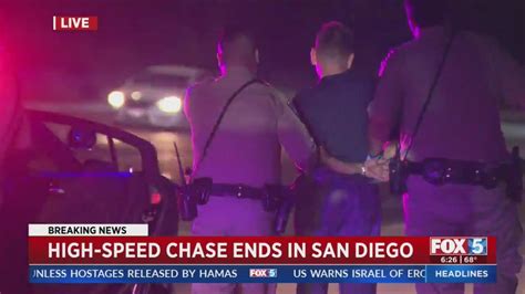 High Speed Chase Ends In San Diego