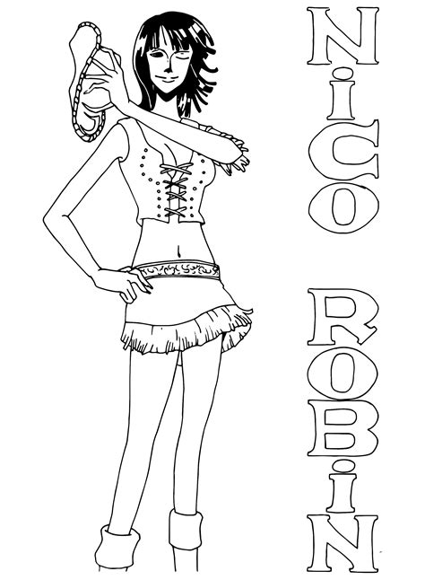 Images Nico Robin Coloring Page Free Printable Coloring Pages