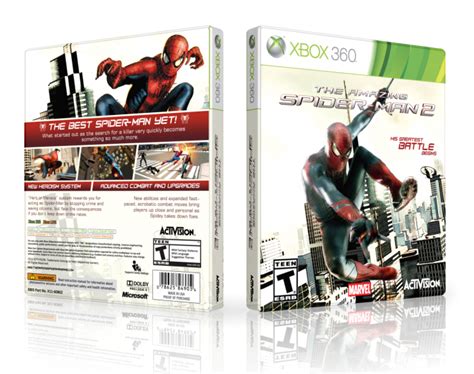 The Amazing Spider Man 2 Xbox 360 Box Art Cover By Lastlight