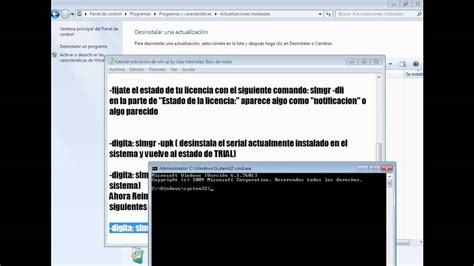 Como Activar Win 7 Sin Programas Cmd Youtube