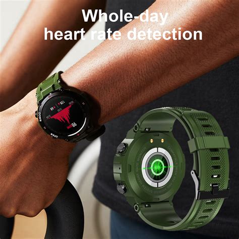 LEMFO montre connectée de Sport pour hommes avec batterie de grande