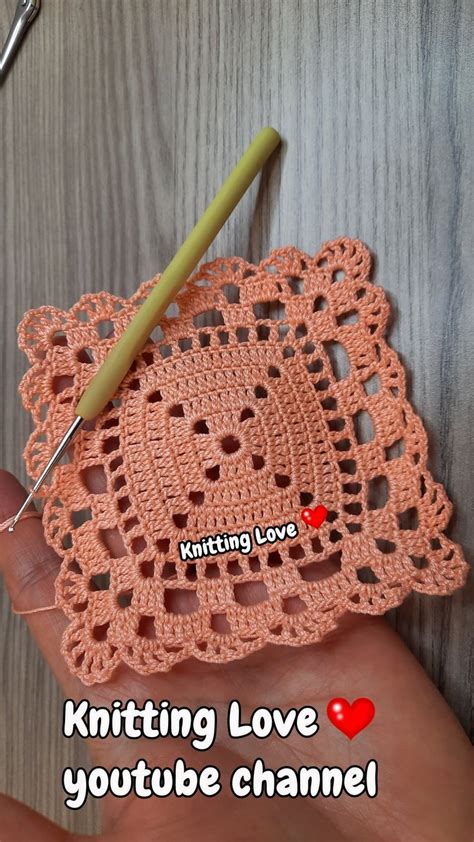 Super Beautiful Crochet Pattern Tunisia Knitting Free Tutorial For