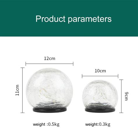 Cheap Cracked Glass Ball Led Solar Light For Garden Deco Outdoor Solar