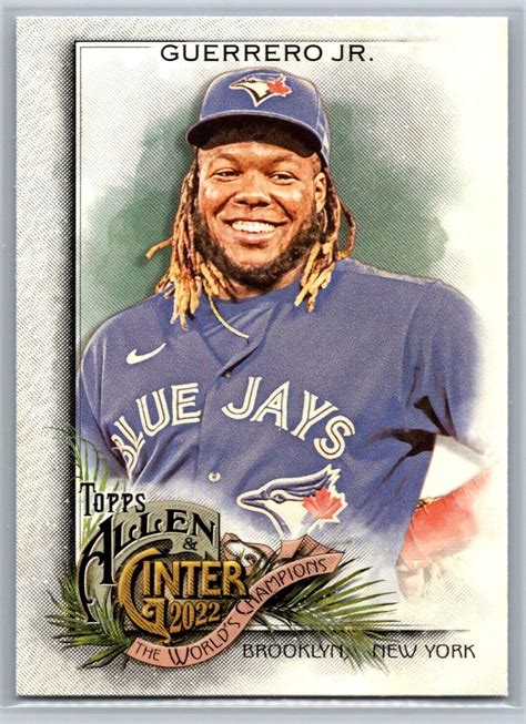 Topps Allen Ginter Vladimir Guerrero Jr Toronto Blue Jays Ebay