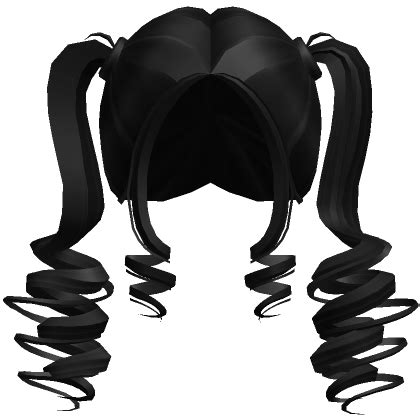 Preppy Lollipop Swirl Pigtails In Black Roblox Item Rolimon S