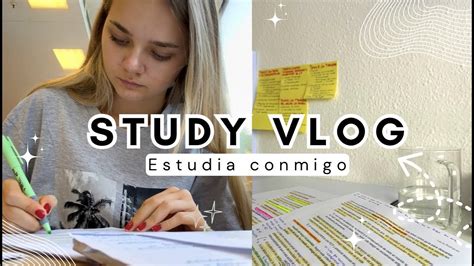 STUDY VLOG Estudia conmigo biblioteca exámenes romantizando el