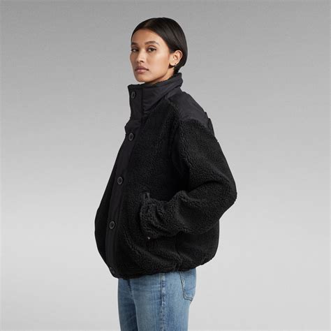 Trucker Collar Jacket Black G Star Raw®