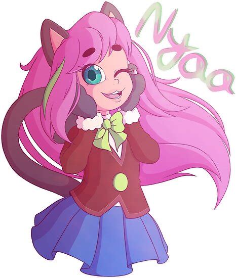 "Nyaa~" Poster by MysterSpaz | Redbubble