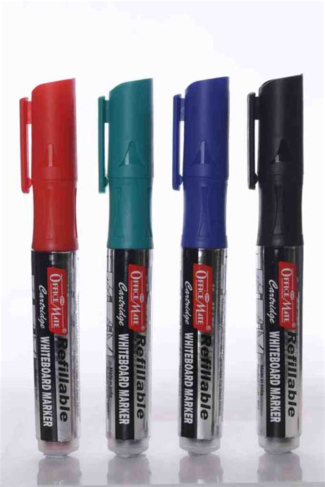 Refillable Cartridge Whiteboard Marker Pack Of 12pcs Soni Officemate